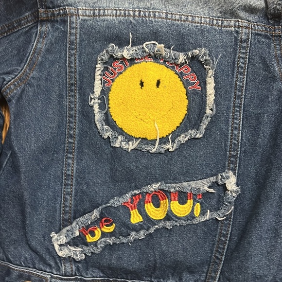 Truly Me Denim Jacket with Patch - Picture 2 of 4